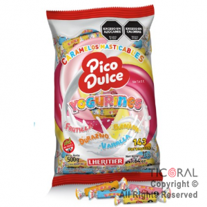 CARAMELOS PICO DULCE MASTICABLES YOGURINES X 500 GR